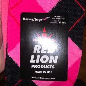 Pink argyle socks Halloween costume